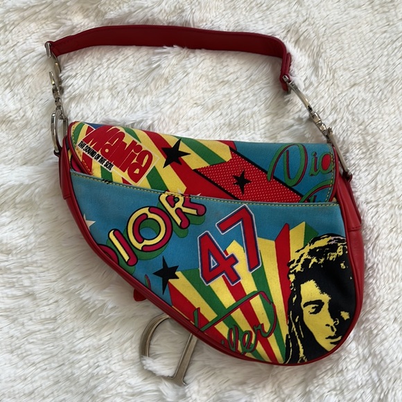 Christian Dior Rare Bob Marley Sound of Soul Saddle Bag Shoulder Purse - Picture 3 of 7